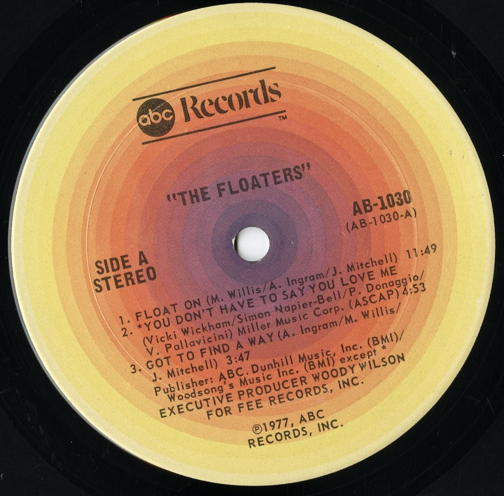 The Floaters - The Floaters (AB-1030) LP 1977 US ABC|中古LP