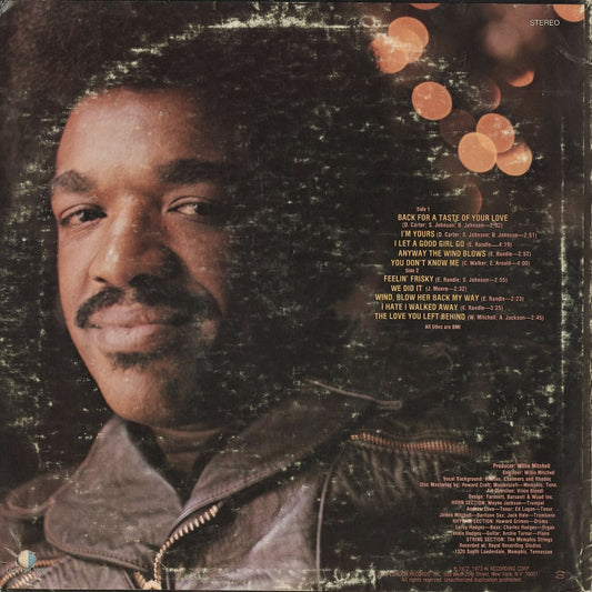 Syl Johnson - Back For A Taste Of Your Love (XLHS32081) LP 1973 US Hi|中古LP