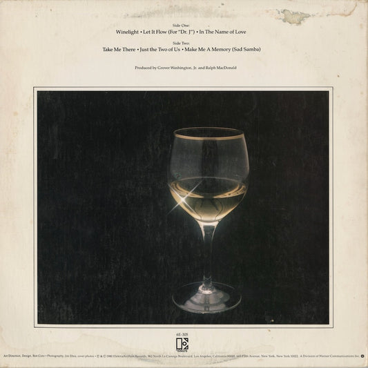 Grover Washington Jr. - Winelight (6E-305) 1980 US Elektra|中古LP