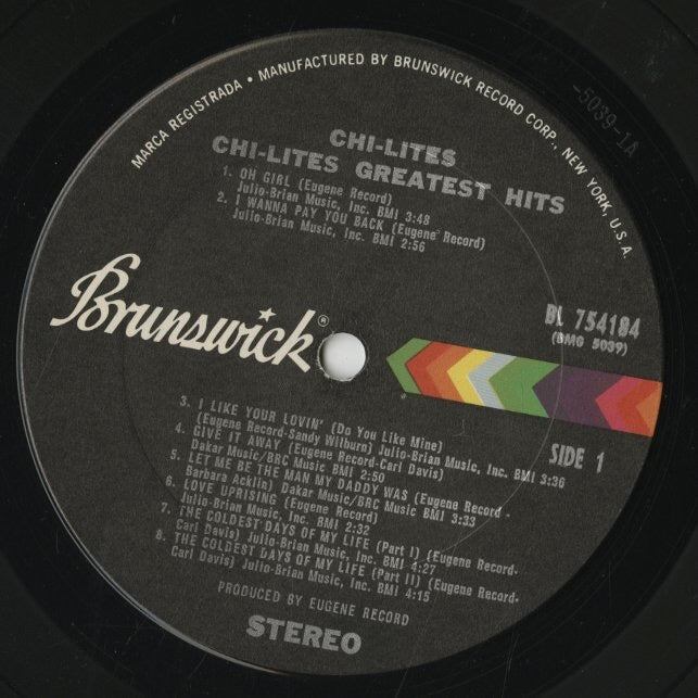 The Chi-Lites / チャイライツ / Greatest Hits (BL 754184)