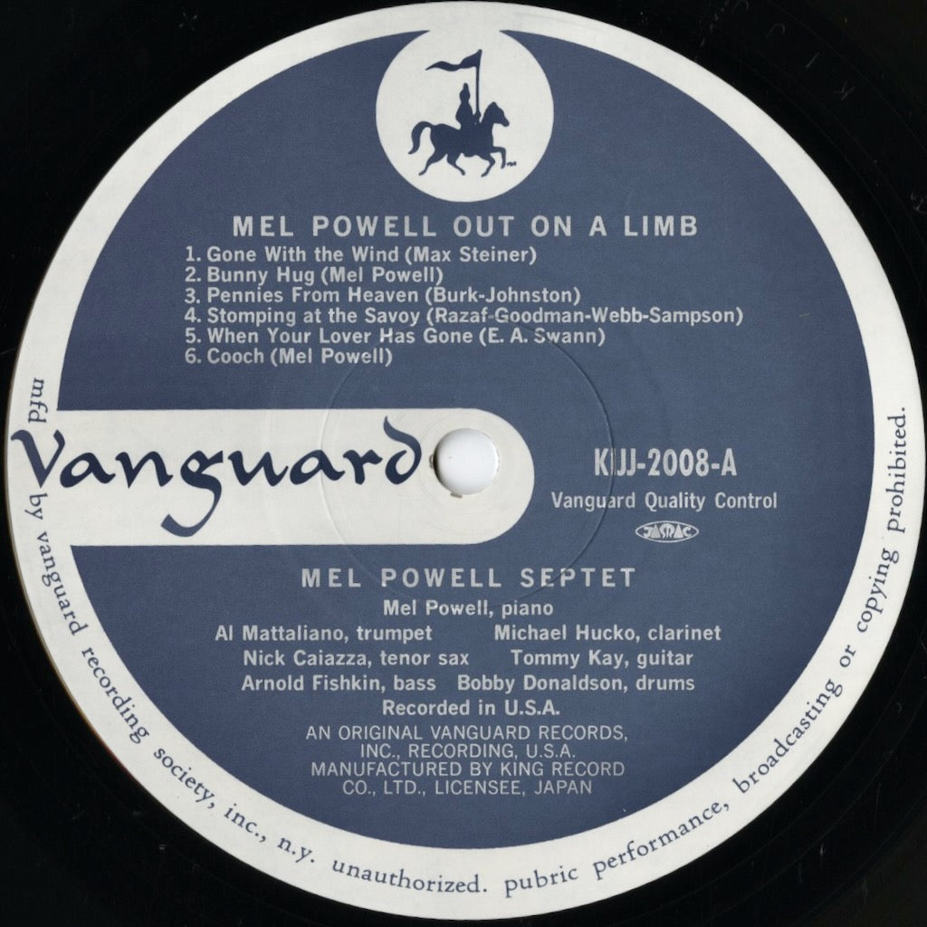 Mel Powell / メル・パウエル / Out On A Limb (KIJJ-2008)