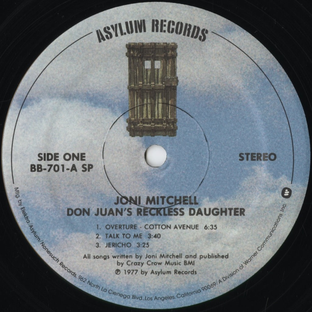 Joni Mitchell - Don Juan's Reckless Daughter (BB-701) 1977 US Asylum|中古LP