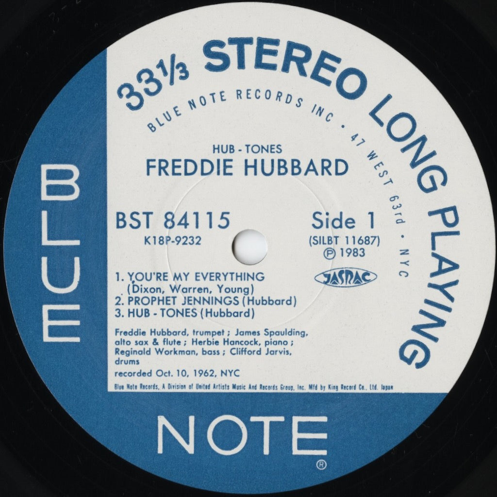 Freddie Hubbard - Hub-Tones (K18P 9232) LP 1962 JPN Blue Note|中古LP