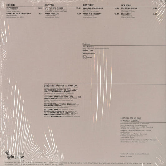 John Coltrane / ジョン・コルトレーン / The Mastery Of John Coltrane - Vol. II To The Beat Of A Different Drum (IZ 9346/2)