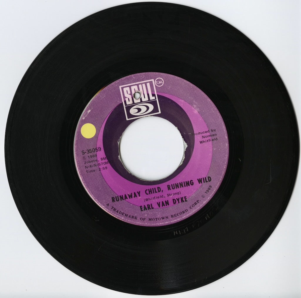 Earl Van Dyke / アール・ヴァン・ダイク / Gonna Give Her All The Love I've Got / Runaway Child, Running Wild -7 (S-35059)