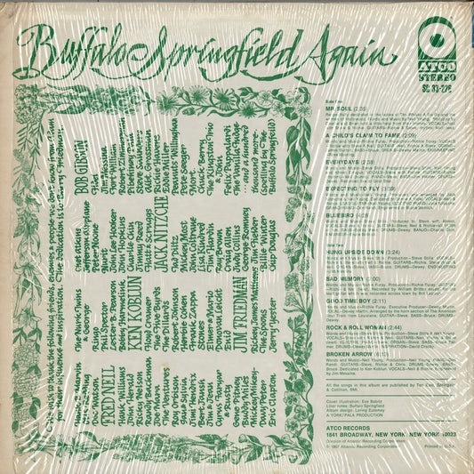 Buffalo Springfield - Again (SD 33-226) 1969 US ATCO|中古LP