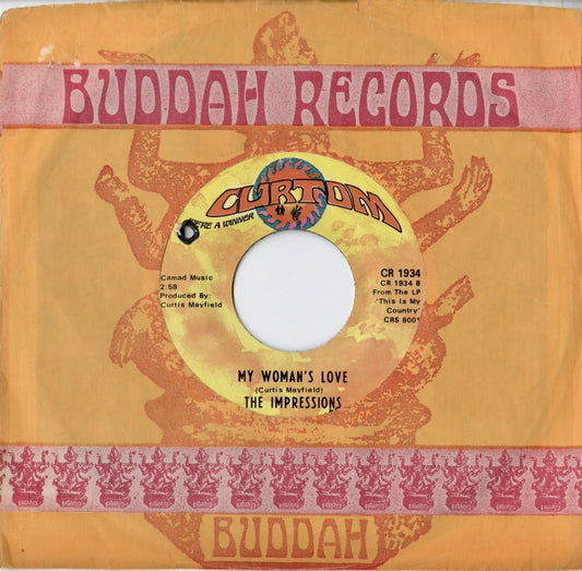 The Impressions / インプレッションズ / This Is My Counry / My Woman's Love -7 (CR 1934)