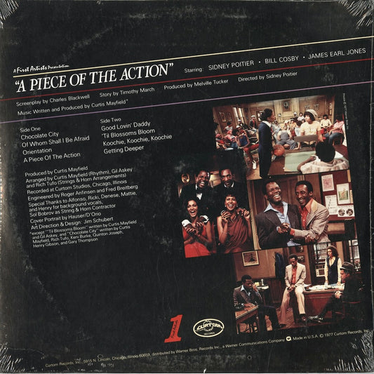 Mavis Staples - A Piece Of The Action (CU 5019) LP 1977 US Curtom|中古LP 未開封シールド