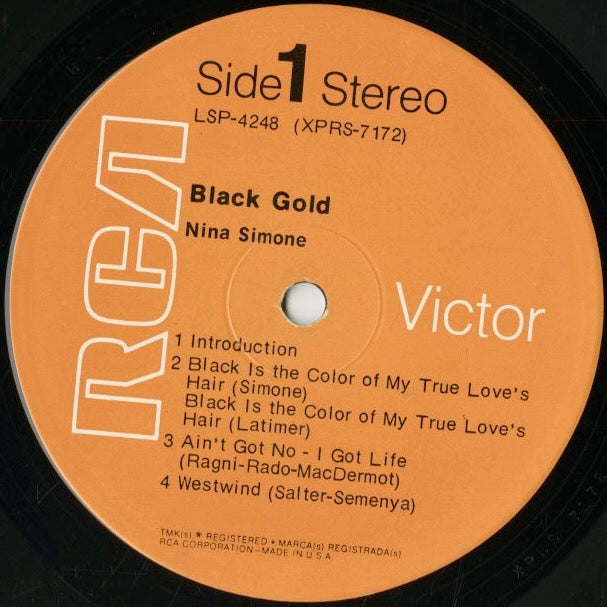 Nina Simone / ニナ・シモン / Black Gold (LSP-4248)