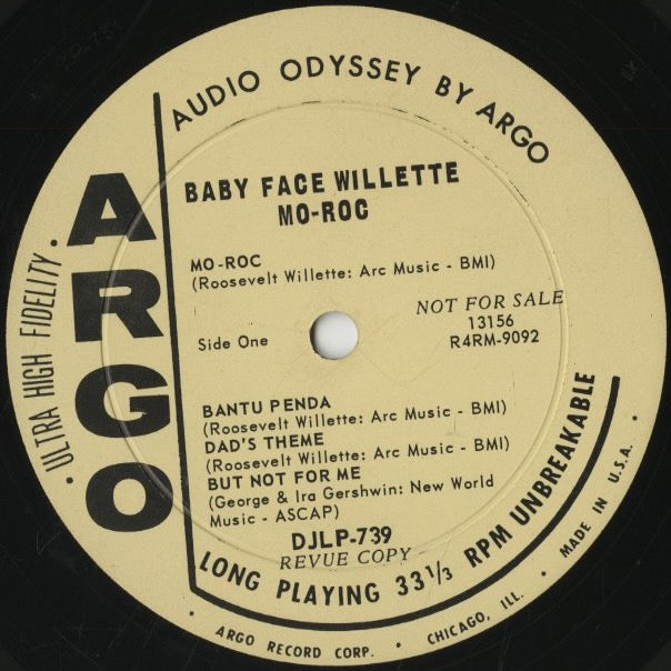 Baby Face Willette / ベイビー・フェイス・ウィレット / Mo' Rock (DJLP-739)