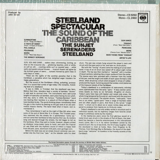 The Sunjet Serenaders Steelband / サンジェット・セレナーダーズ・スティールバンド / Steelband Spectacular - The Sound Of The Caribbean(CS 9260)