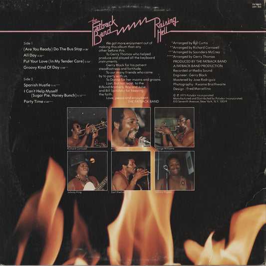 Fatback Band / ファット・バック・バンド / Raising Hell (EV 6905)