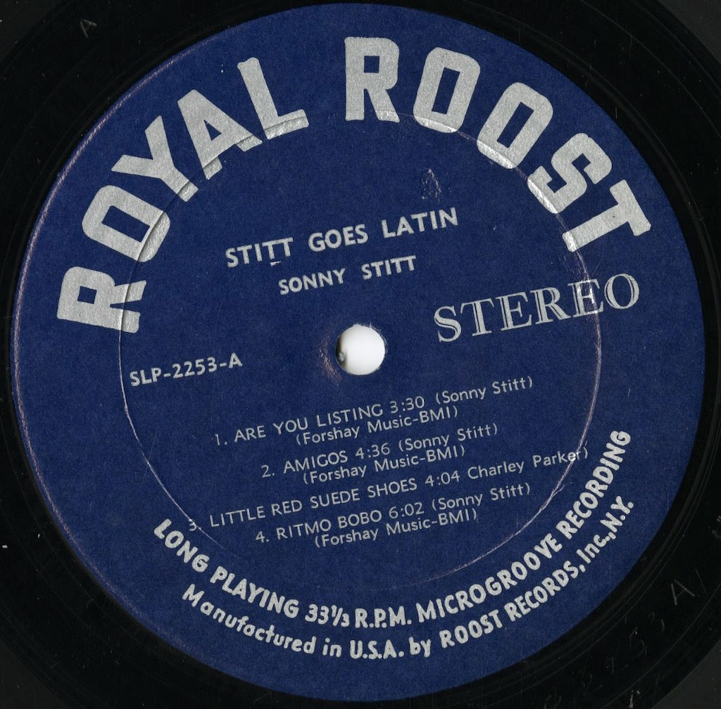 Sonny Stitt - Stitt Goes Latin (SLP-2253) LP 1963 US Royal Roost|中古LP