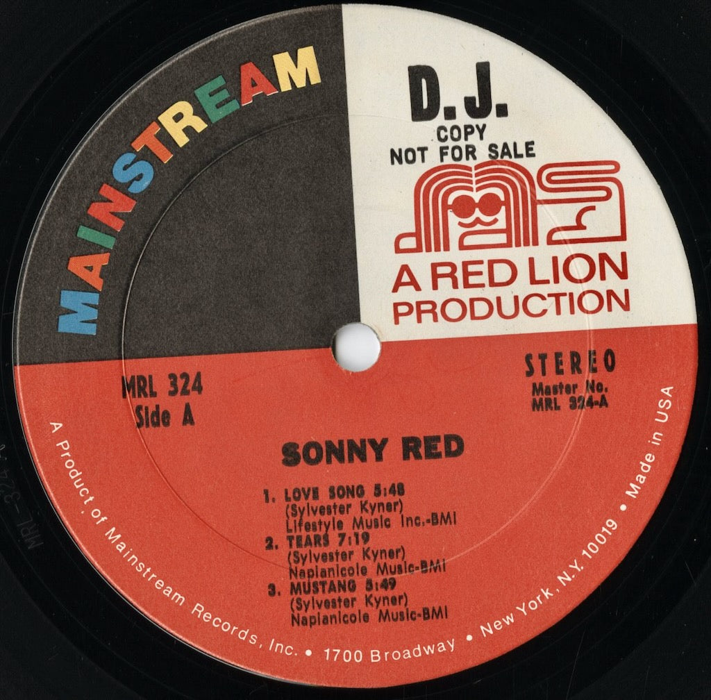 Sonny Red - Sonny Red (MRL 324) 1971 US Mainstream|中古LP