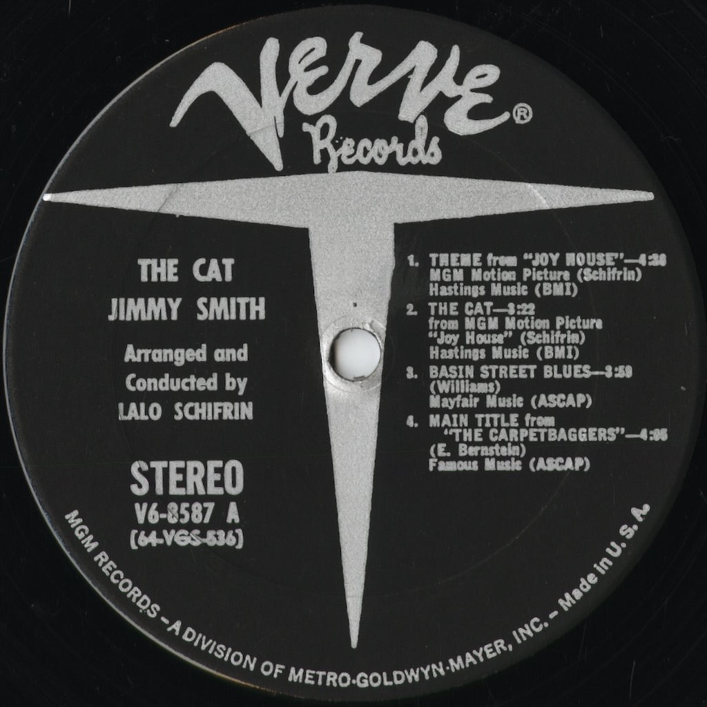 Jimmy Smith - The Cat (V6-8587) 1964 US Verve|中古LP