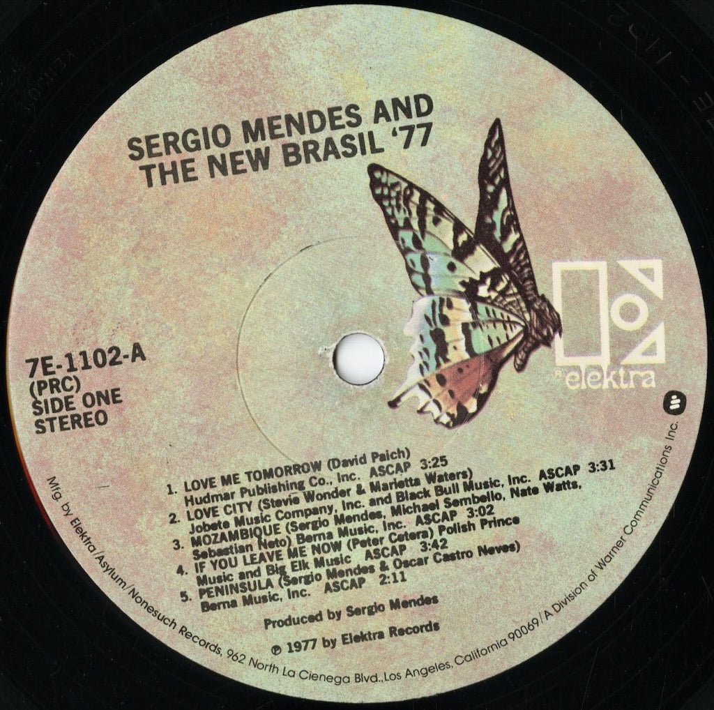 Sergio Mendes – Sergio Mendes and The New Brasil '77 (7E-1102) 1977 US Elektra|中古LP