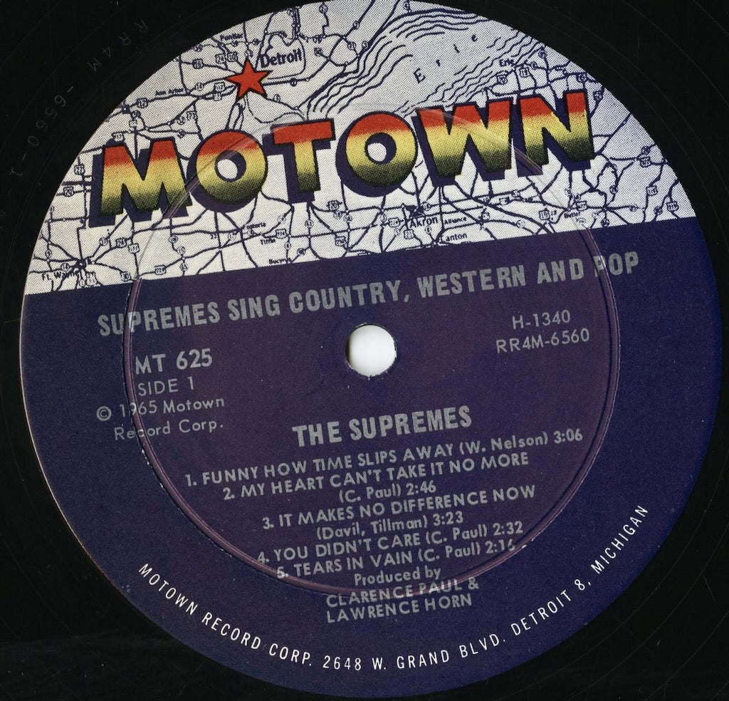 The Supremes / シュプリームス / The Supremes Sing Country Western & Pop (MT-625)
