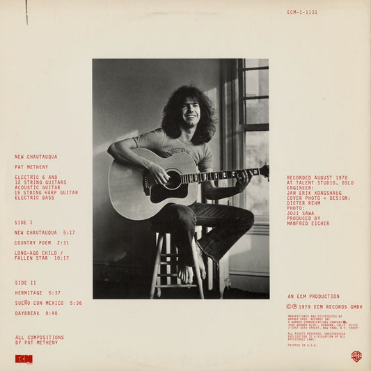 Pat Metheny / パット・メセニー / New Chautauqua (ECM-1-1131)