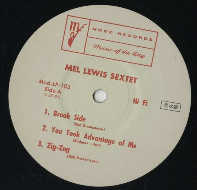 Mel Lewis / メル・ルイス / Mel Lewis Sextet (35195-28)