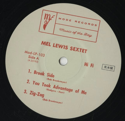 Mel Lewis / メル・ルイス / Mel Lewis Sextet (35195-28)
