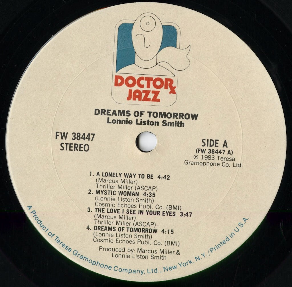Lonnie Liston Smith - Dreams Of Tomorrow (FW 38447) 1983 US Doctor Jazz|中古LP