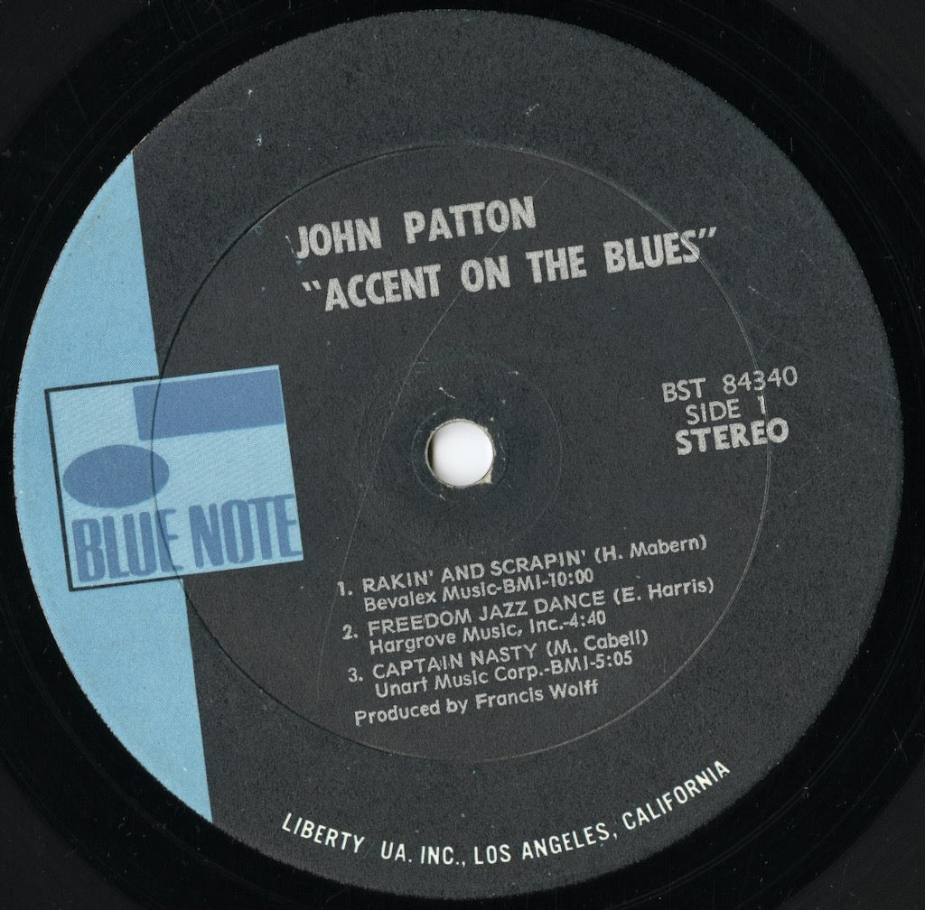 John Patton - Accent On The Blues (BST 84340) LP 1970 US Blue Note|中古LP