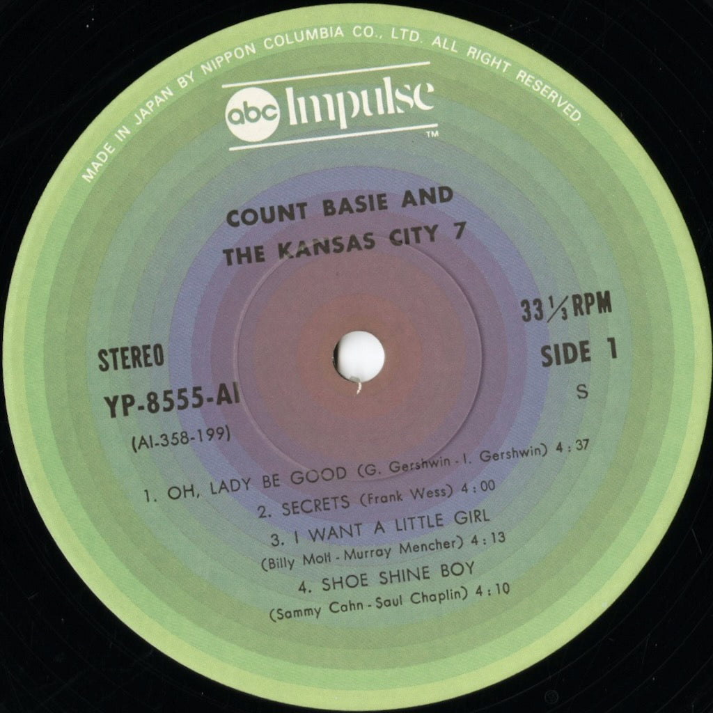 Count Basie / カウント・ベイシー / Count Basie And The Kansas City 7 (YP-8555-AI)