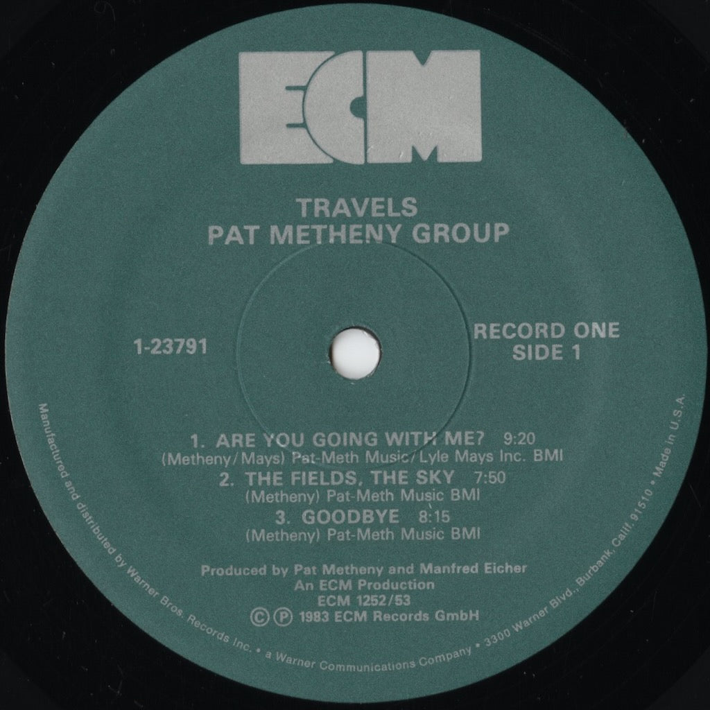 Pat Metheny Group - Travels (1-23791) 2LP 1983 US ECM|中古LP
