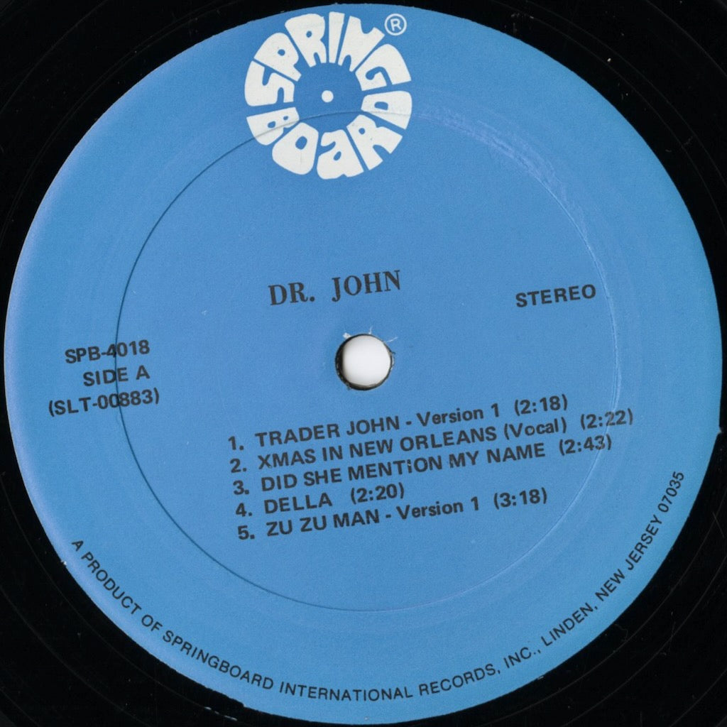 Dr. John / ドクター・ジョン / Zu Zu Man (SPB-4018)