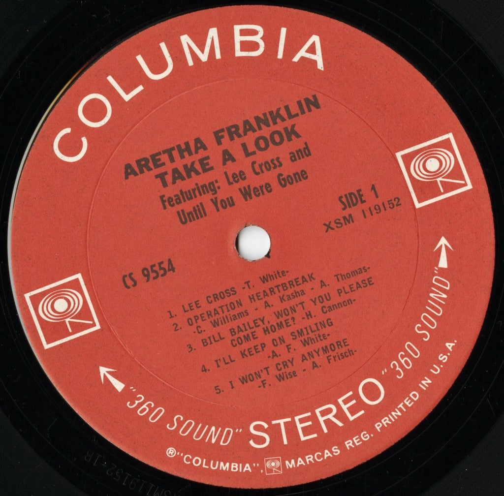 Aretha Franklin / アレサ・フランクリン / Take A Look (CS 9554)