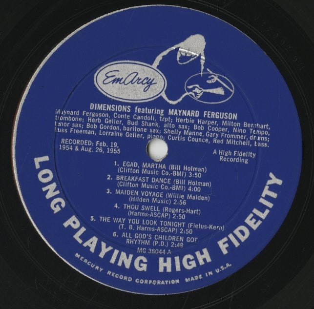 Maynard Ferguson / メイナード・ファーガソン / Dimensions (MG 36044)