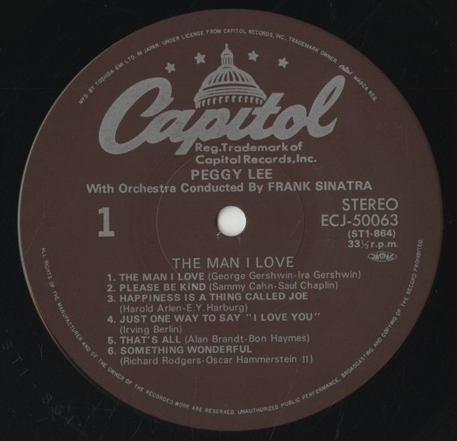 Peggy Lee / ペギー・リー / The Man I Love (ECJ-50063)