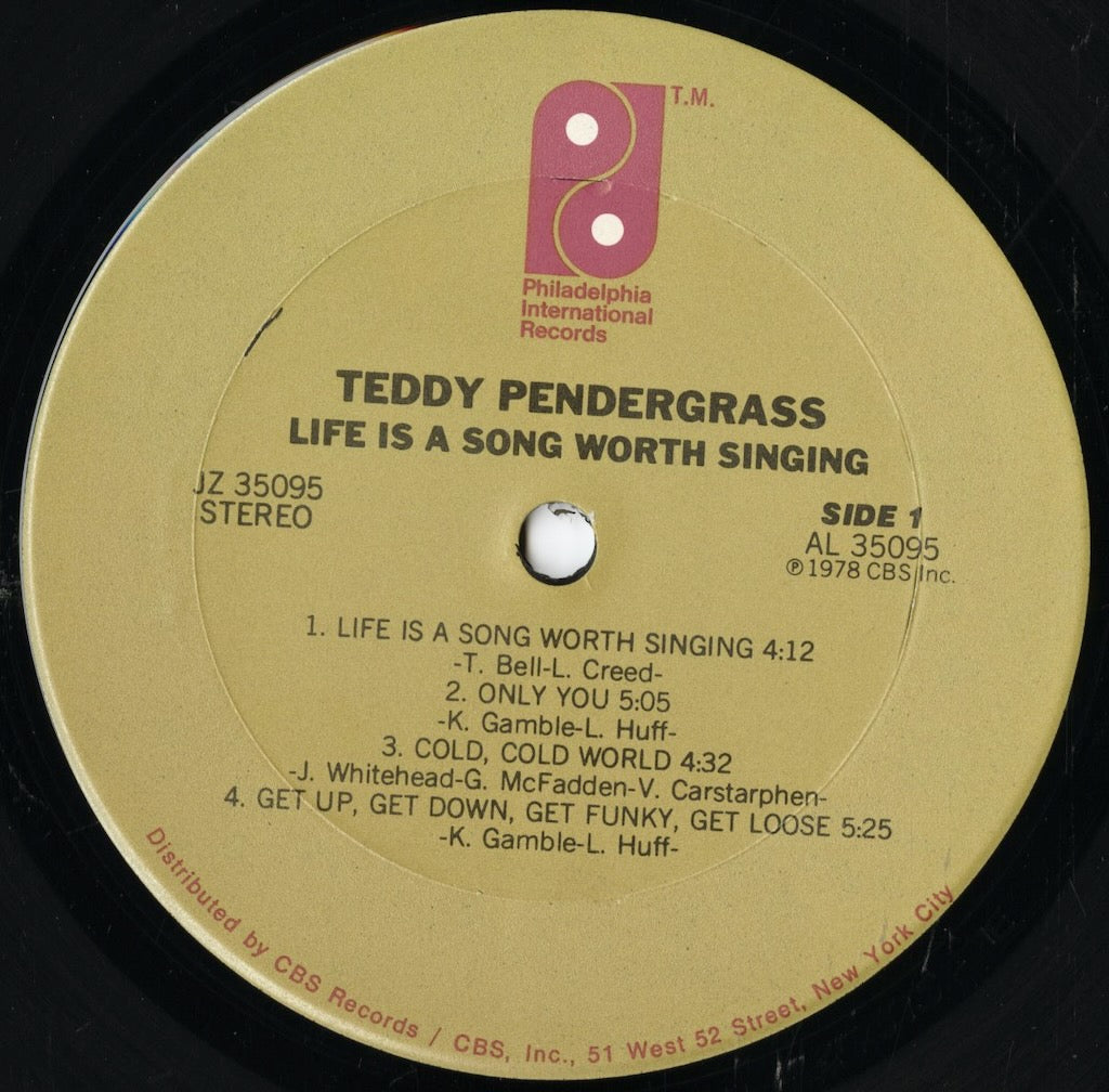 Teddy Pendergrass / テディ・ペンダーグラス / Life Is A Song Worth Singing (JZ 35095)