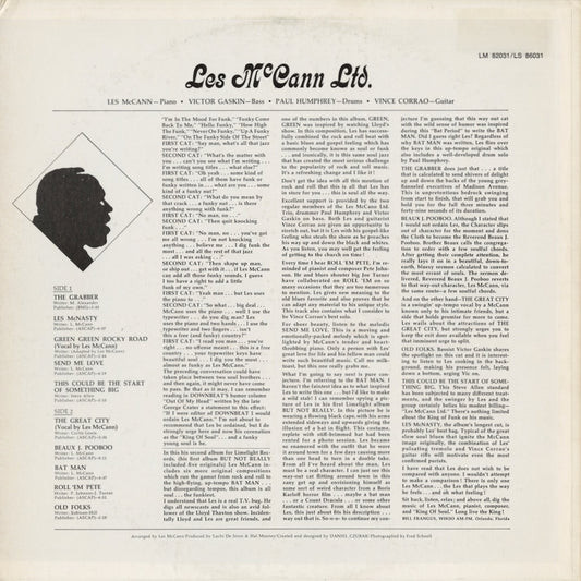 Les McCann / レス・マッキャン / Beaux J. Pooboo (LS 86025)
