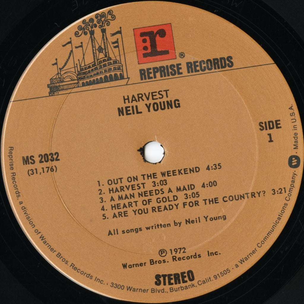 Neil Young / ニール・ヤング / Harvest (MS 2032) - 1978 US Pressing