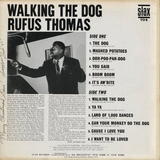 Rufus Thomas – Walking The Dog (704) LP 1963 US Stax|中古LP