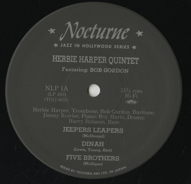 Herbie Harper Quintet / ハービー・ハーパー / (1997) (TOJJ-6037)