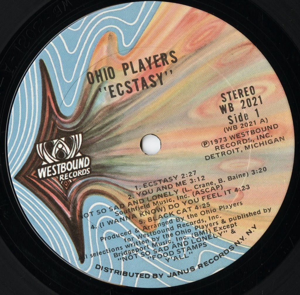 Ohio Players - Ecstasy (WB 2021) LP 1973 US Westbound|中古LP