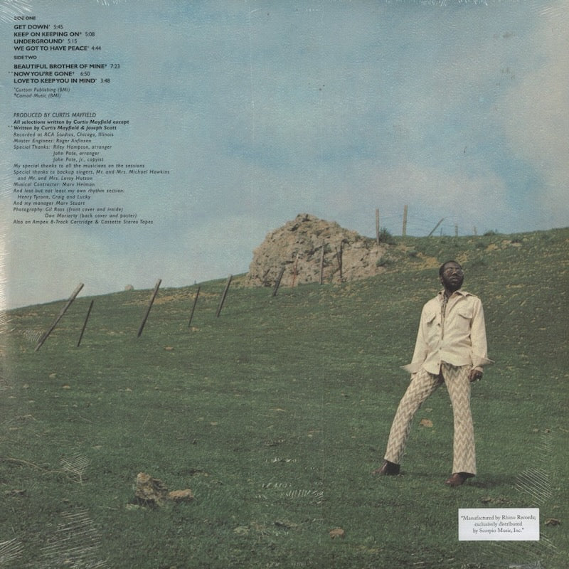 Curtis Mayfield / カーティス・メイフィールド / Roots (180g)