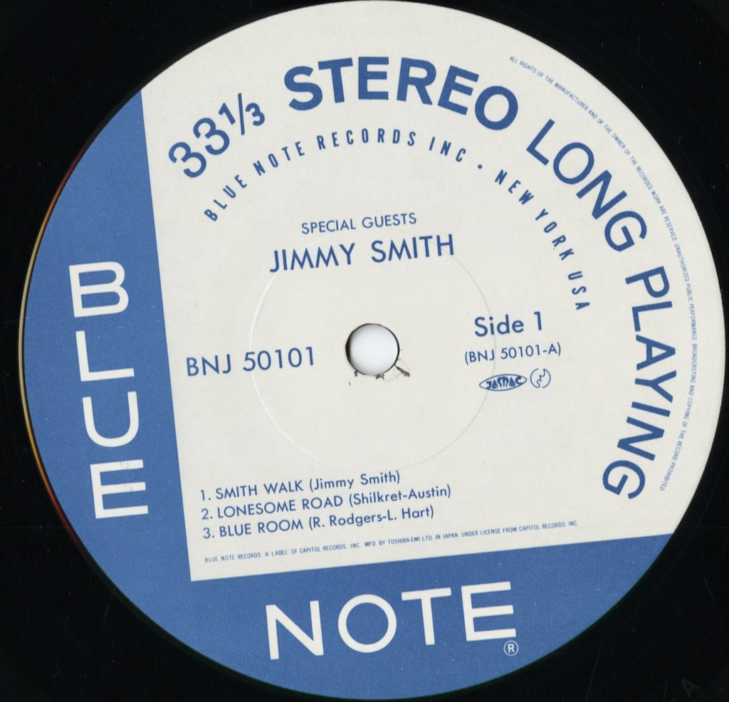 Jimmy Smith - Special Guests (BNJ-50101) 1984 JPN Blue Note|中古LP