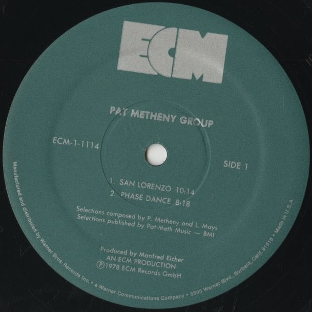 Pat Metheny / パット・メセニー / Pat Metheny Group (ECM1-1-114)