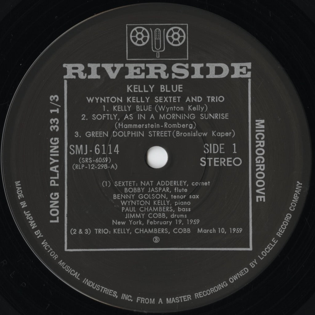 Wynton Kelly - Kelly Blue (SMJ-6114) 1975 JPN Riverside / Victor|中古LP