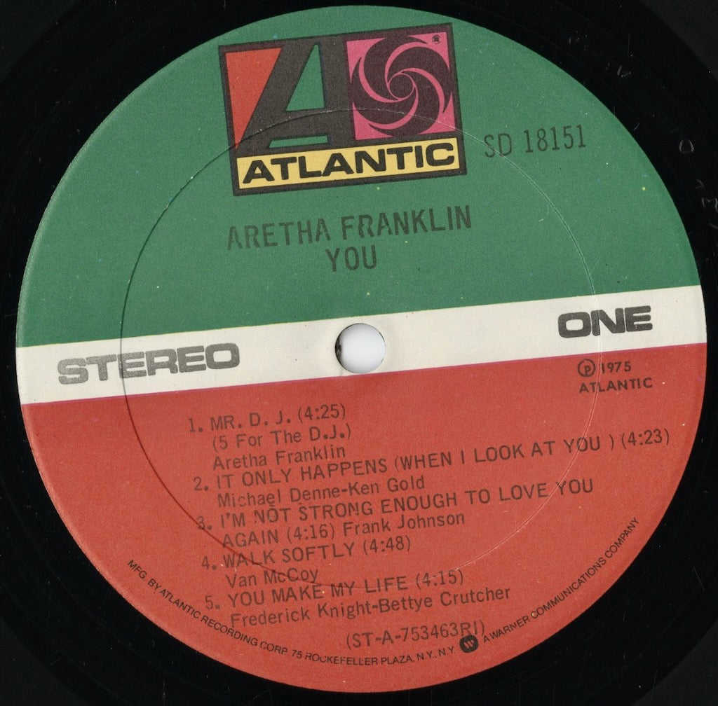 Aretha Franklin – You (SD 18151) LP 1975 US Atlantic|中古LP