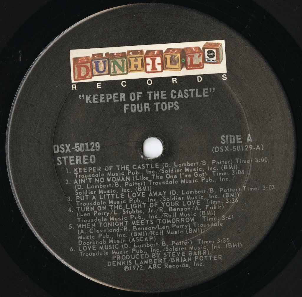 Four Tops / フォー・トップス / Keeper Of The Castle (DSX-50129)