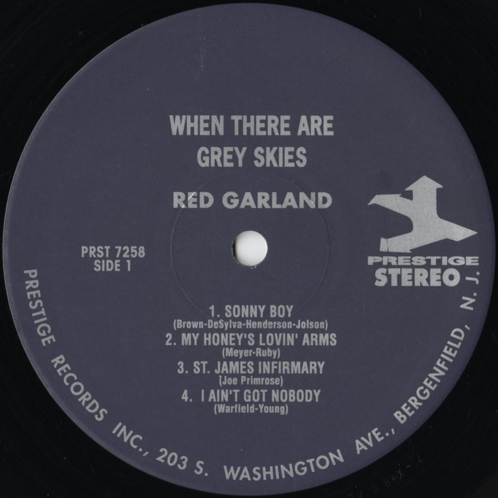 Red Garland - When There Are Grey Skies (VIJJ-30071) 1994 JPN Prestige / Victor|中古LP