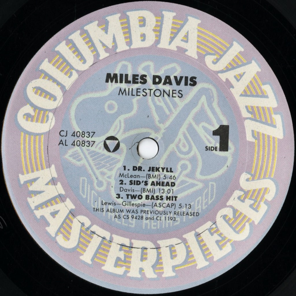 Miles Davis / マイルス・デイヴィス / Milestones (CJ 40837)