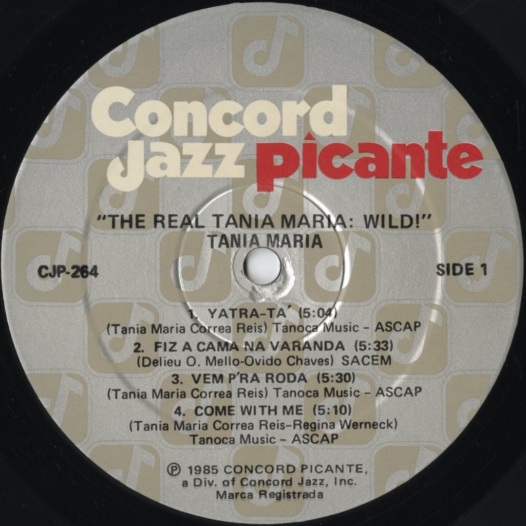 Tania Maria - Wild! (CJP-264) 1985 US Concord Jazz|中古LP