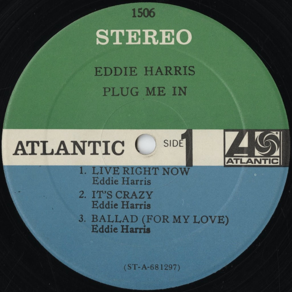Eddie Harris - Plug Me In (SD 1506) LP 1968 US Atlantic|中古LP