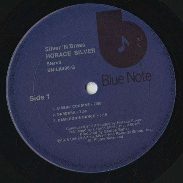 Horace Silver / ホレス・シルヴァー / Silver 'N Brass (BN-LA406-G)
