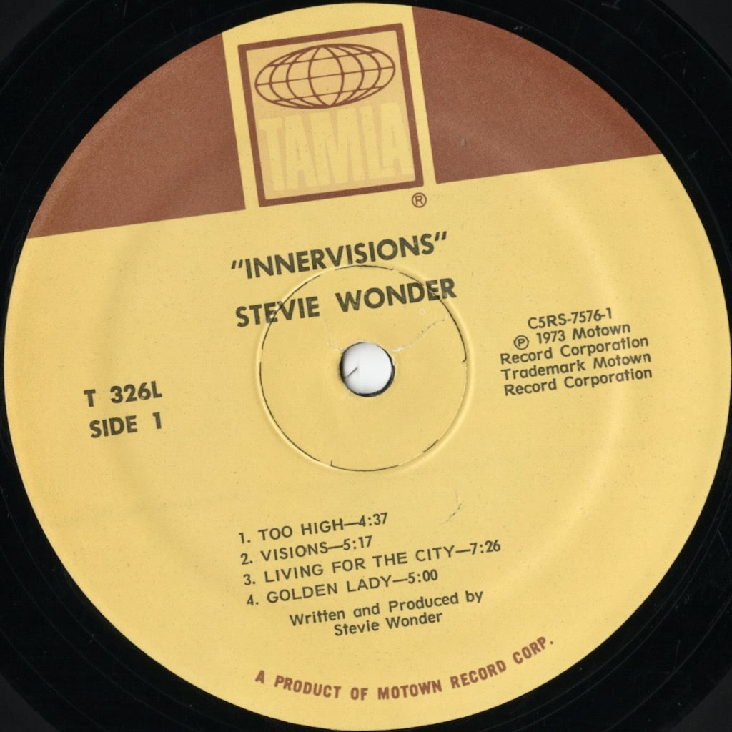 Stevie Wonder / スティーヴィ・ワンダー / Innervisions (T7-326R1)